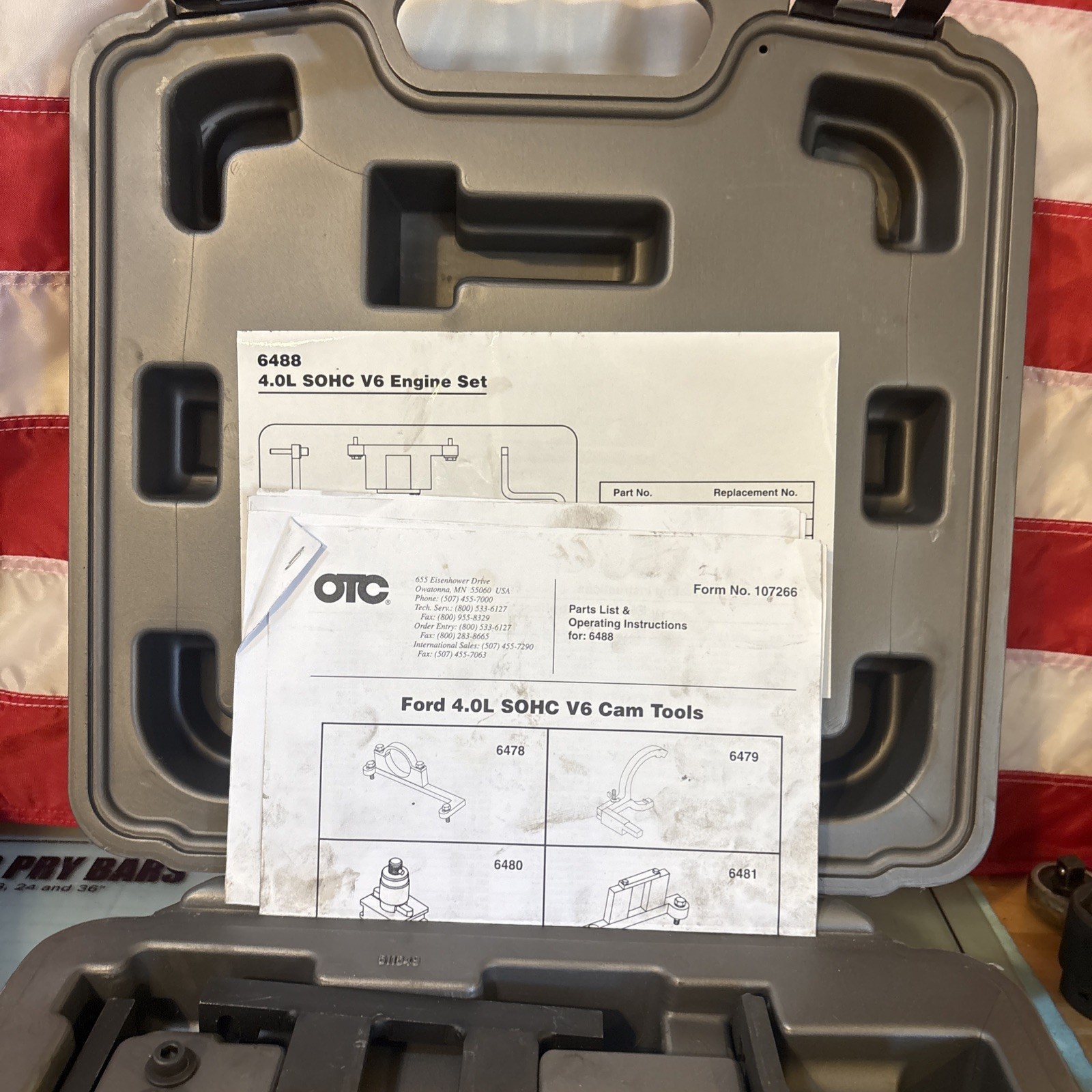 OTC Tools 🇺🇸 6488 Ford 4.0L SOHC Cam Timing Engine Set