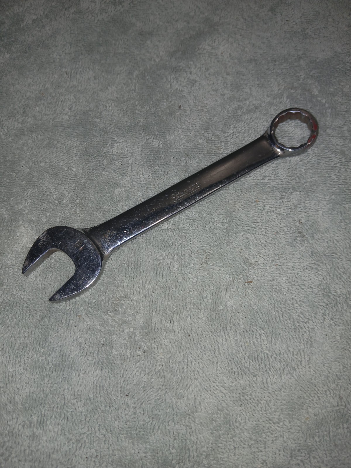 Snap On Tools OEXM18B 18 mm 12-Point Metric Flank Drive Short Combination Wrench