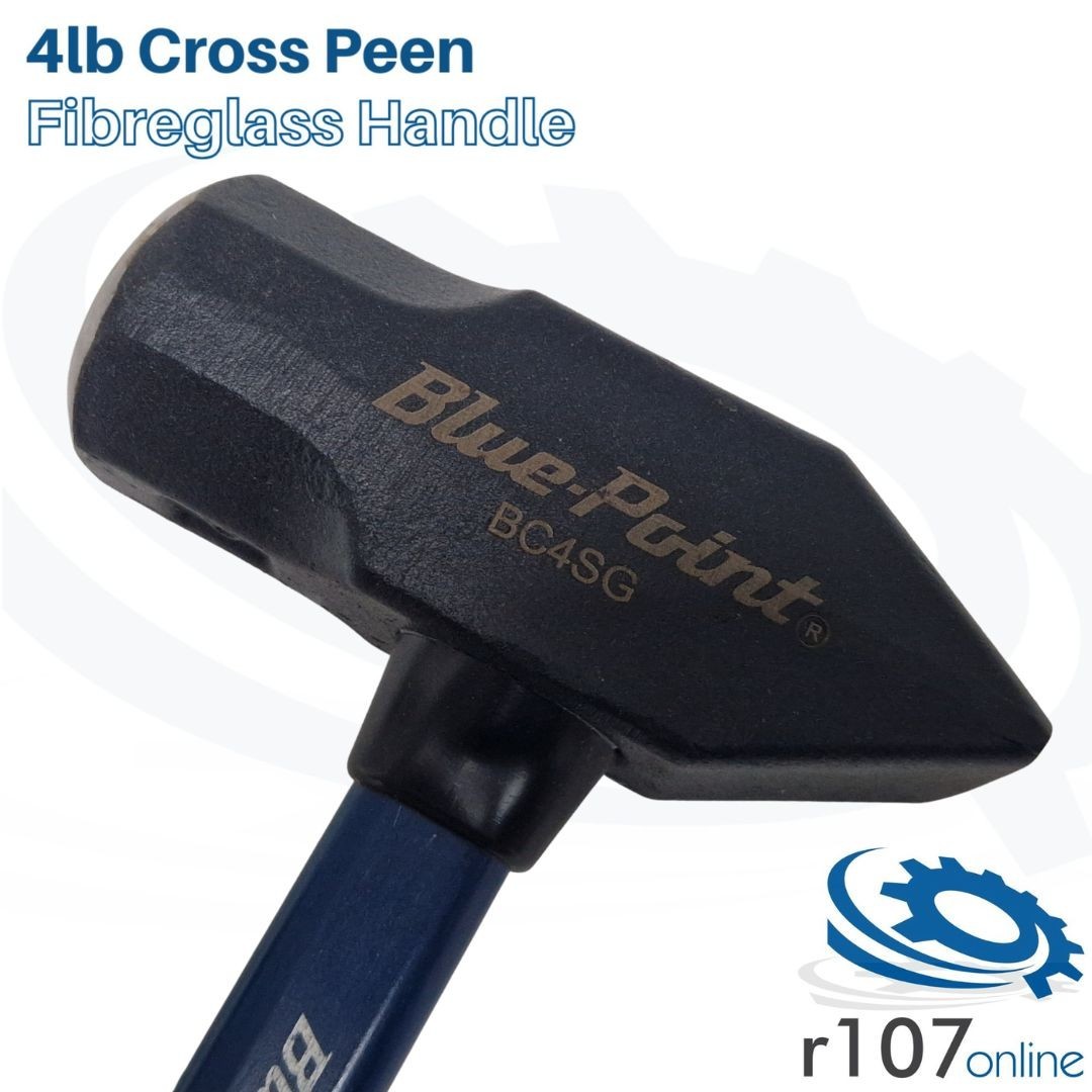 Blue Point 4lb Cross Peen Hammer BC4SG Fibreglass Handle – As sold by Snap On.