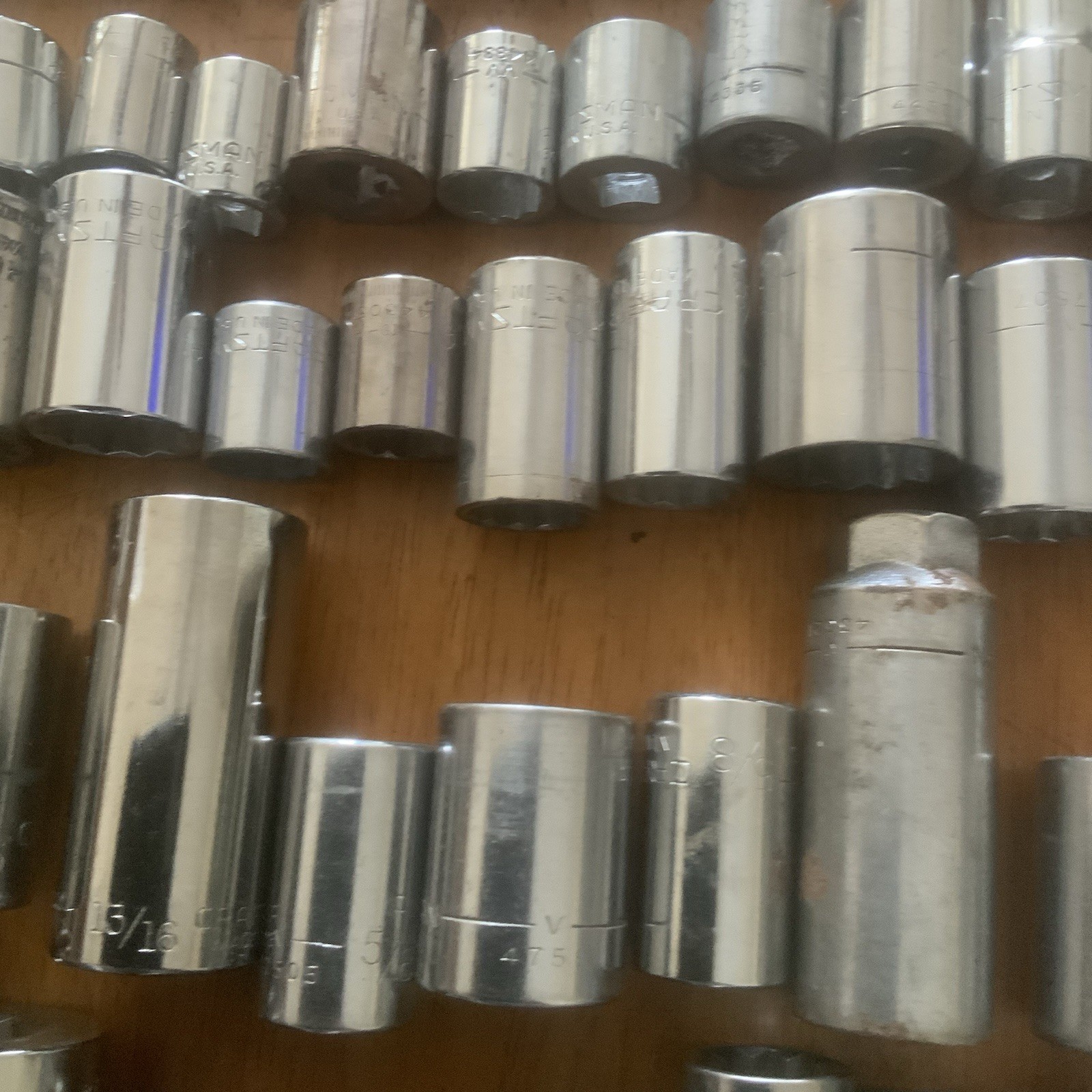 Lot Of 155 All Craftsman Sockets & Extension (Mixed Sockets Lot) Vtg Euc