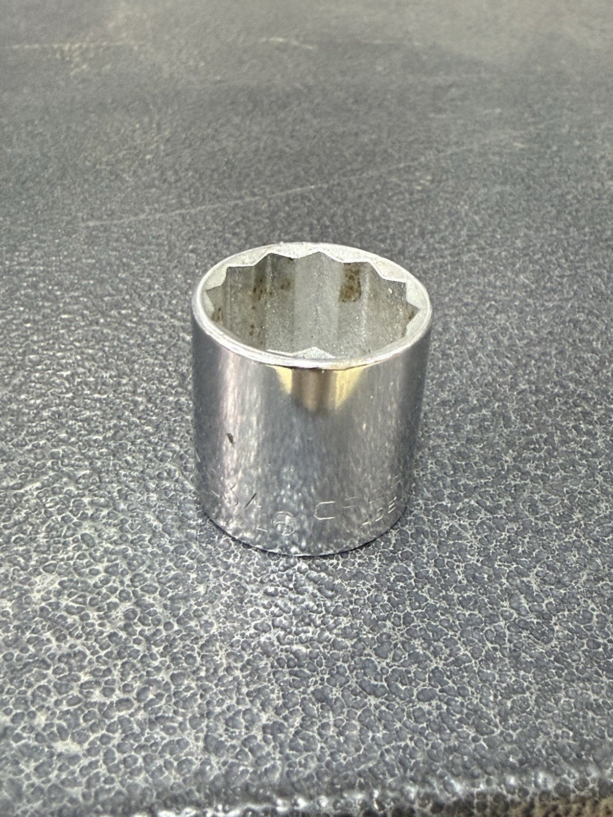 Vtg 13/16″ Craftsman G-Series P/N 44338 3/8″ Drive 12-Point Socket USA Made NOS