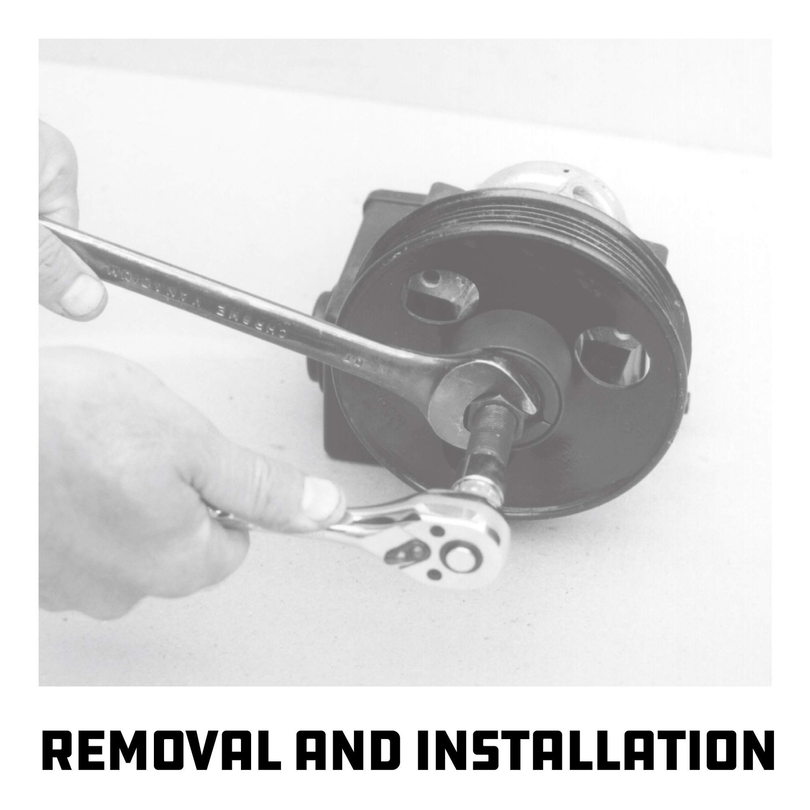 Powerbuilt Power Steering and Alternator Pulley Remove and Install Tool Set, …