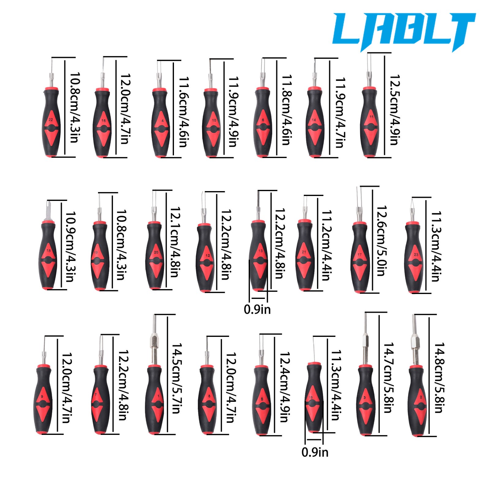 23Pcs Automotive Terminal Release Tool Kit Electrical Connector Removal Set