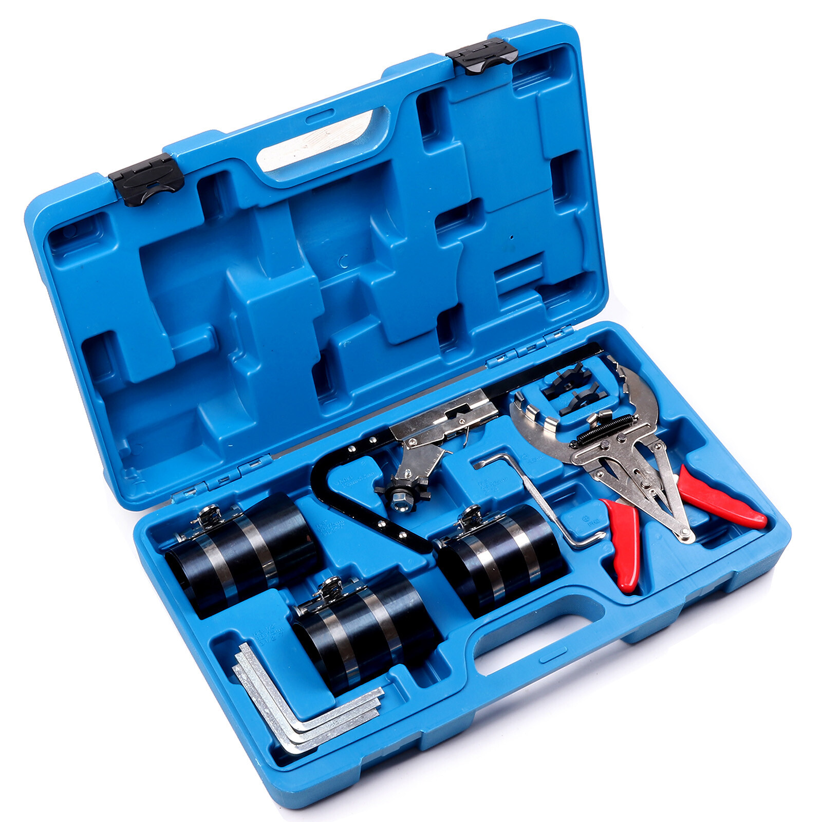 9PC Piston Ring Service Tool Set Auto Engine Cleaning Ring Expander Compressor