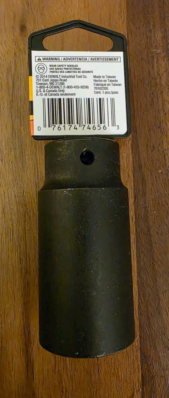 DeWalt 1-1/16″ Deep Impact Socket 1/2″ Drive 6-Point 74-656D DWMT74656OSP NOS