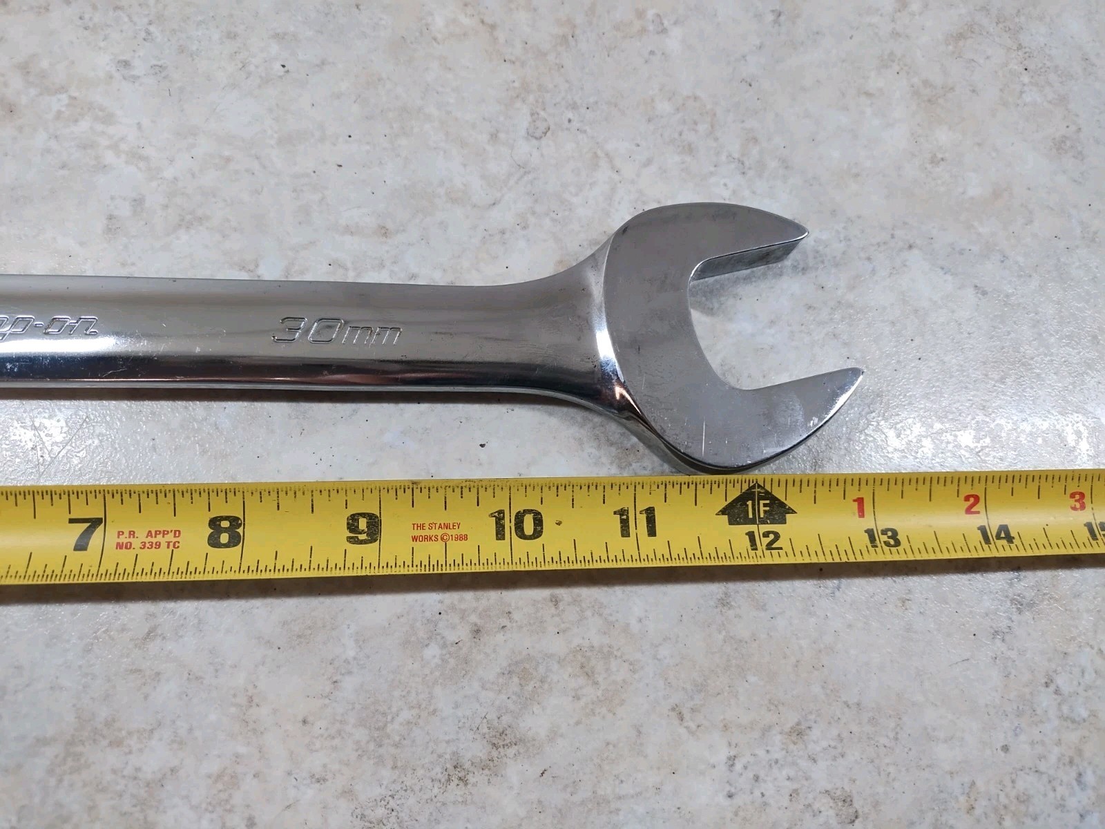Snap On VOM2730B 27mm x 30mm Double Open End Wrench Made In USA