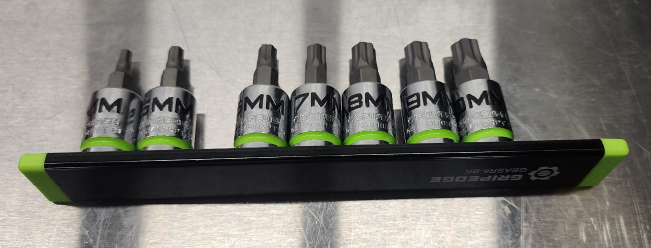 Grip Edge 3/8″ Drive 7PC Metric Hex Socket Set Short – GE7BSMHSRPT