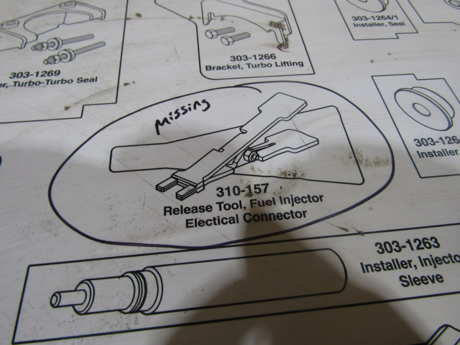 TKIT-2006SD-FLM Ford Rotunda essential tool kit *INCOMPLETE* box 3 of 3 #165