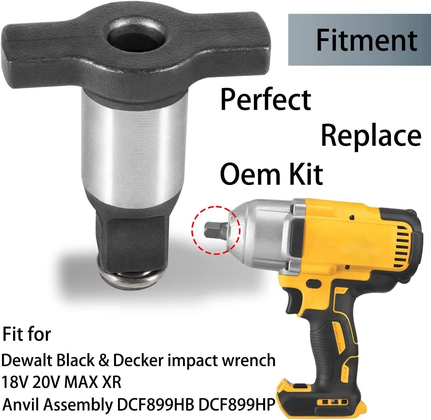 Impact Wrench Anvil Assembly 1/2» Dewalt Black &Decker 18V 20V MAX XR DCF899HB