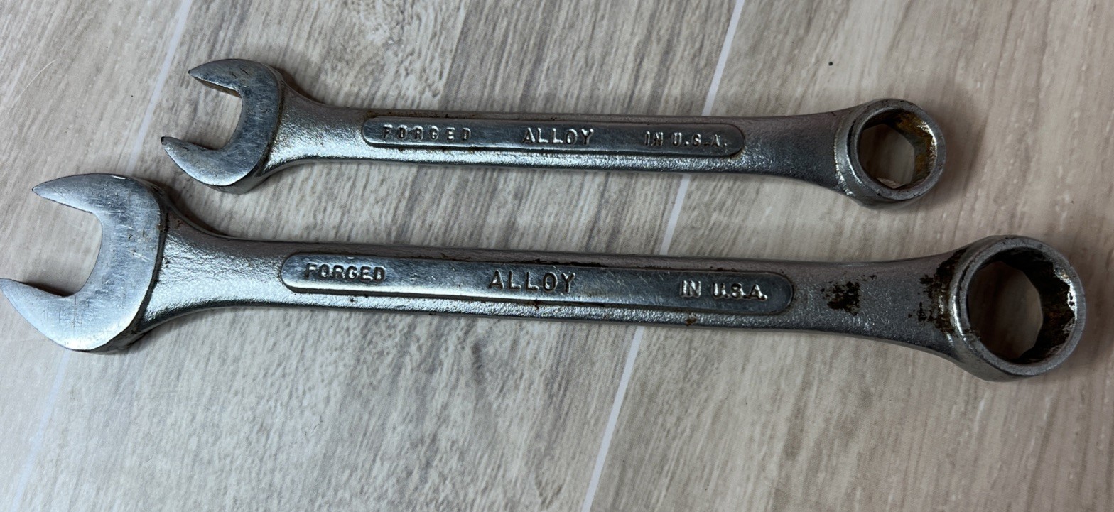 S-K Metric 8315 15MM & 8311 11MM Combination Wrenches – Forced Alloy – USA