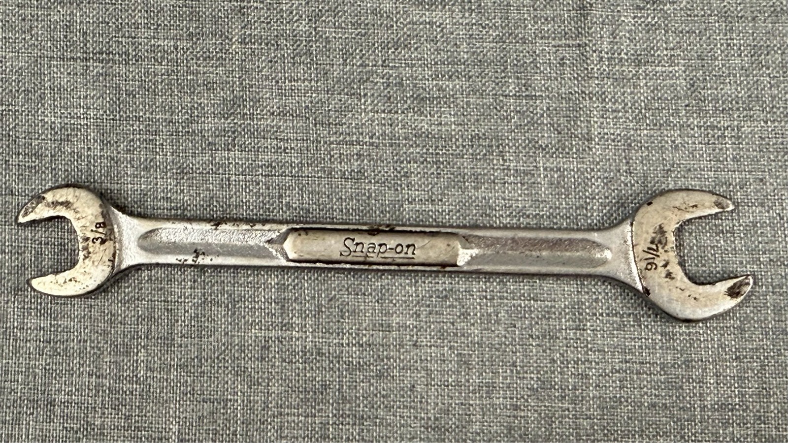 SNAP ON TOOLS VS1214 3/8″ x 7/16″ MADE IN USA OPEN END WRENCH, FREE SHIPPING