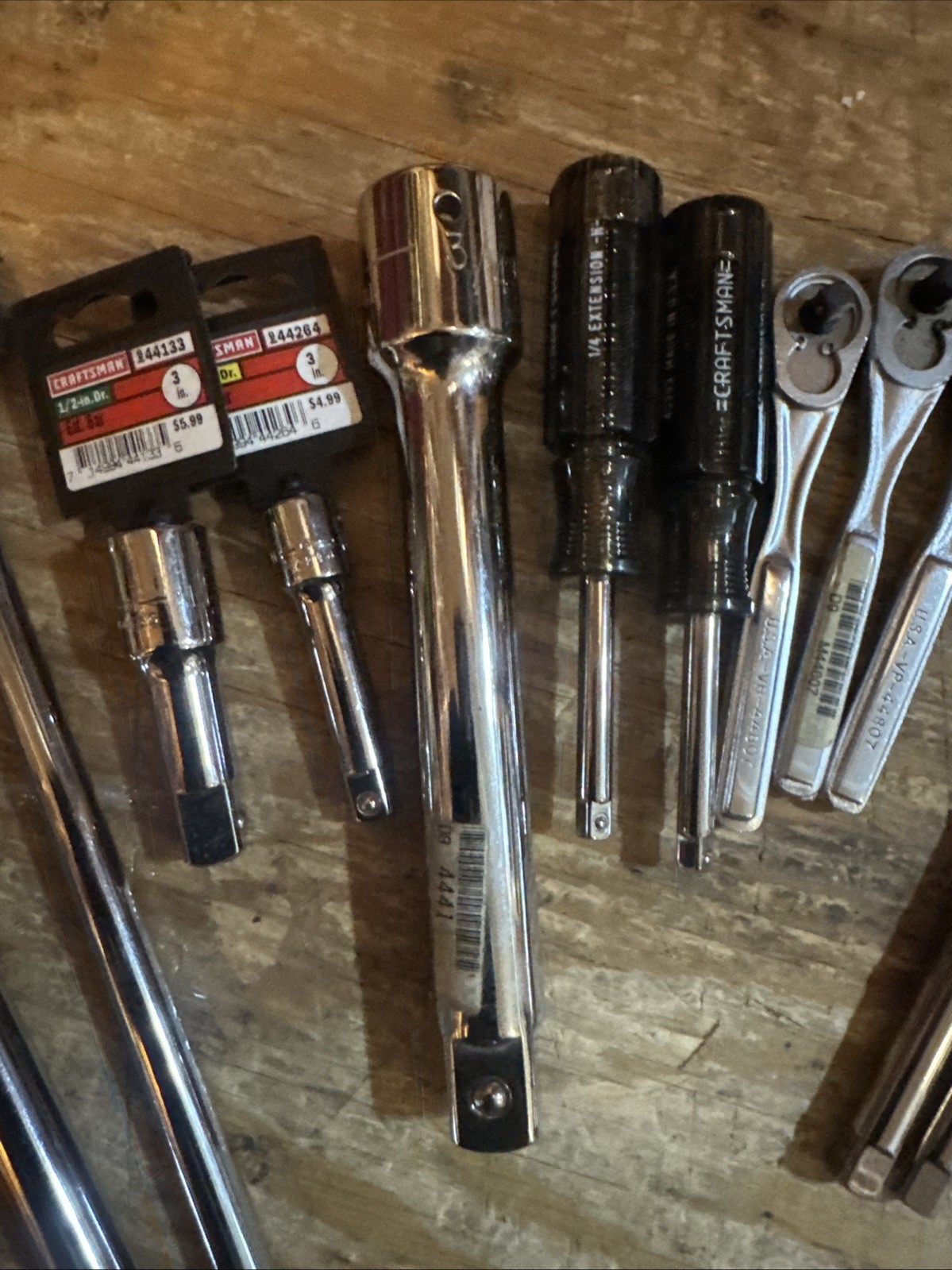 Assorted Craftsman Drive Extension and Adaptors