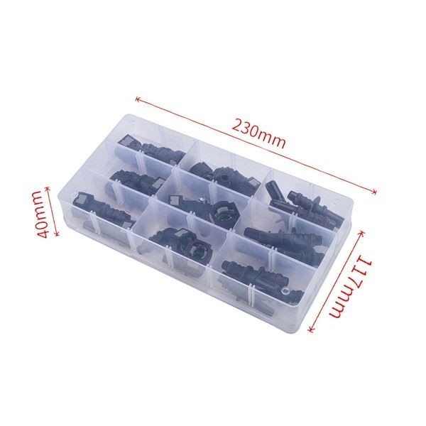 Fuel Line Quick Connector Repair Kit 24PCS with Multiple Sizes for Diesel Hose