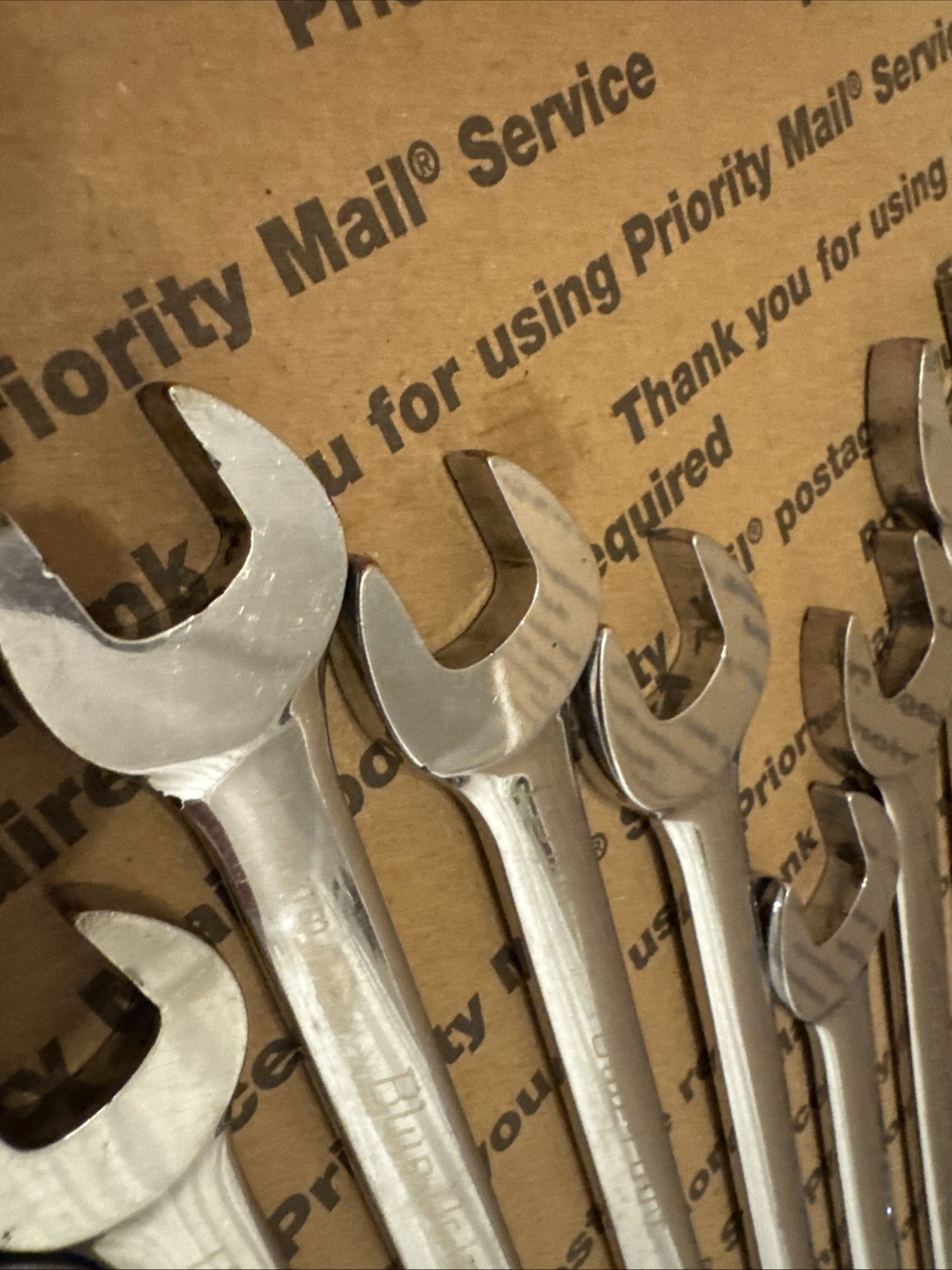 Blue Point 12 Pc Metric Reversible Ratcheting Wrench Set 8-19mm BOERM712