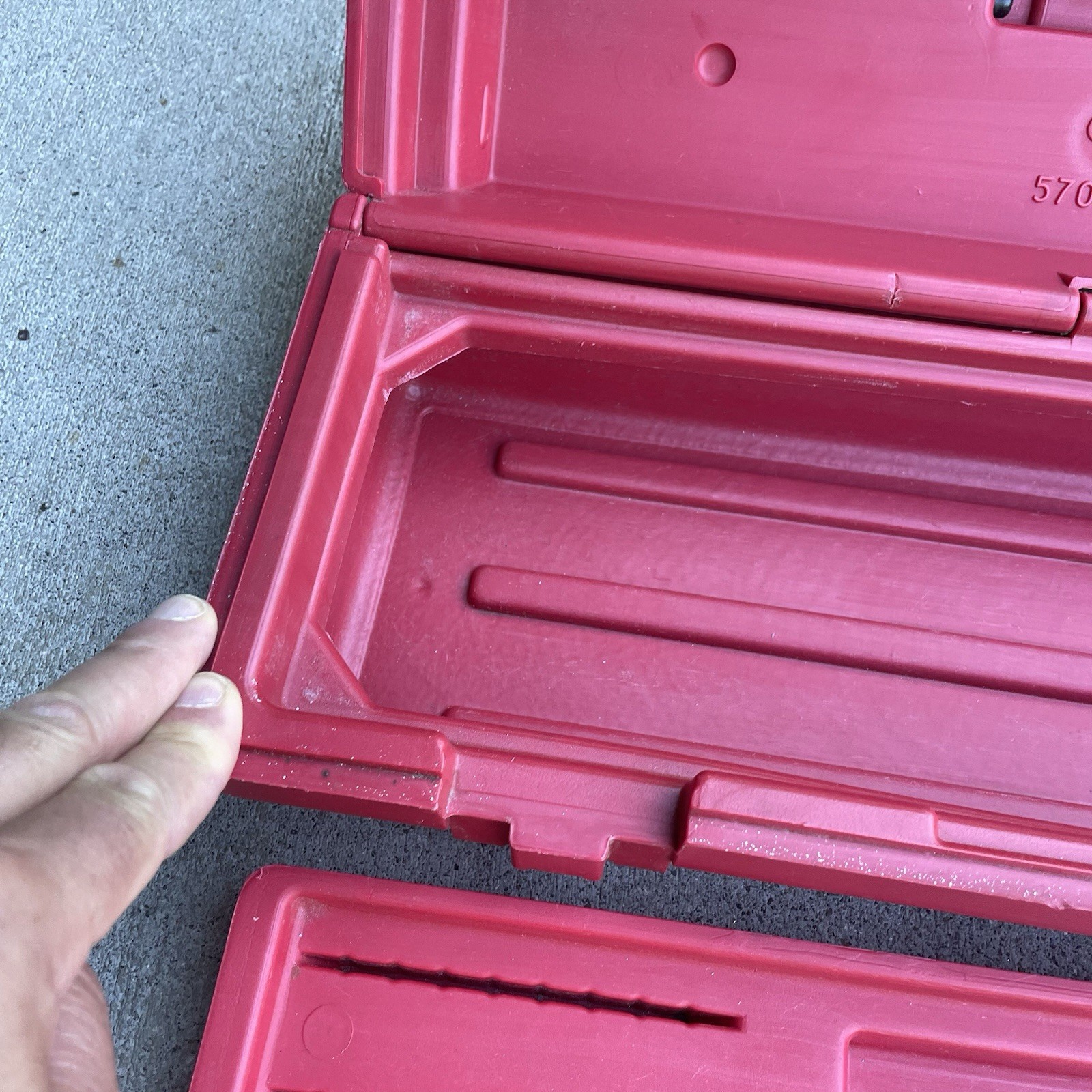 Vintage Sears Best Craftsman USA 18.5″ Red Permanex Tool Box Case