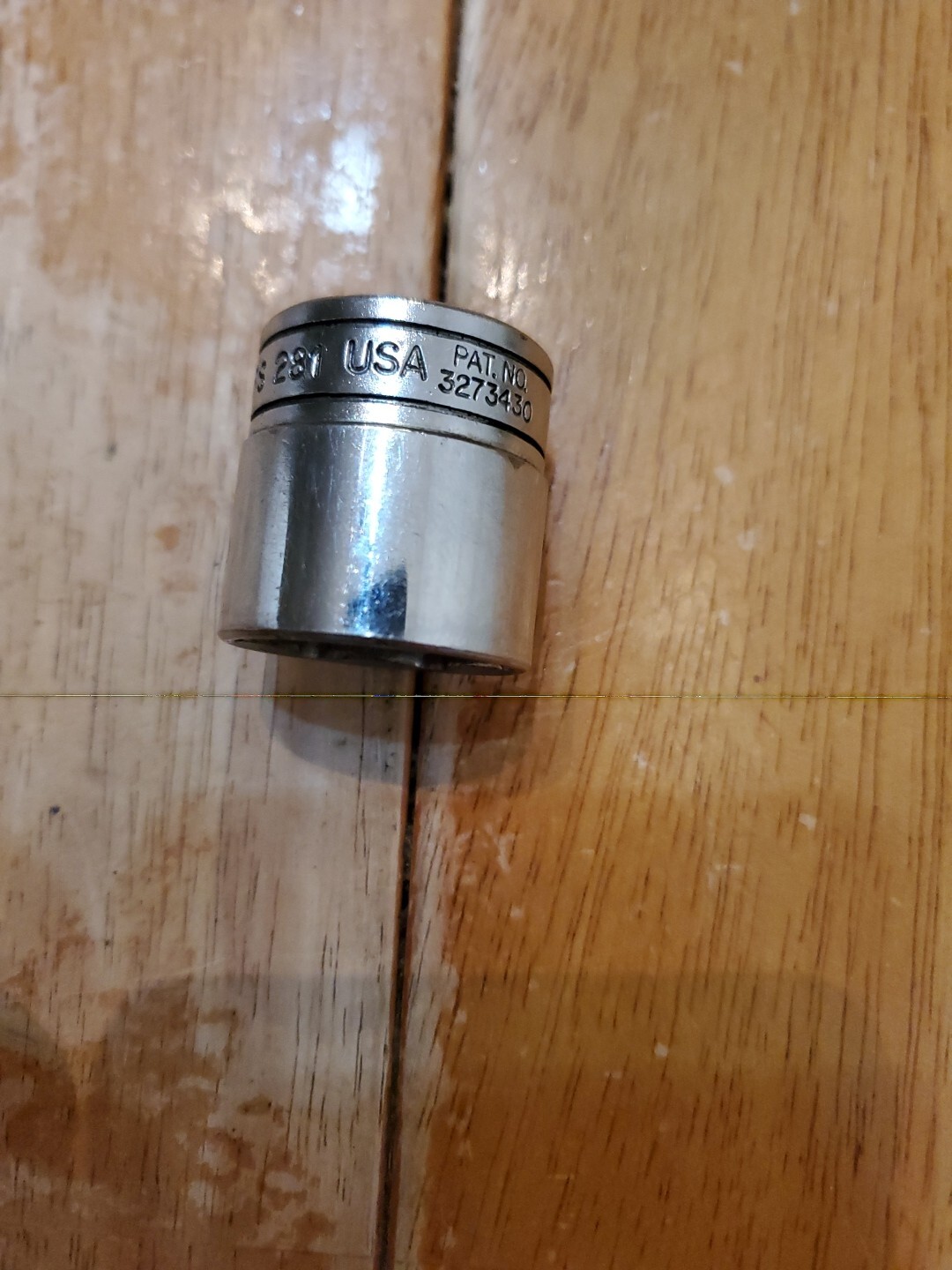 Snap On 3/8 Drive 7/8″ 12PT Shallow Chrome Socket FS281