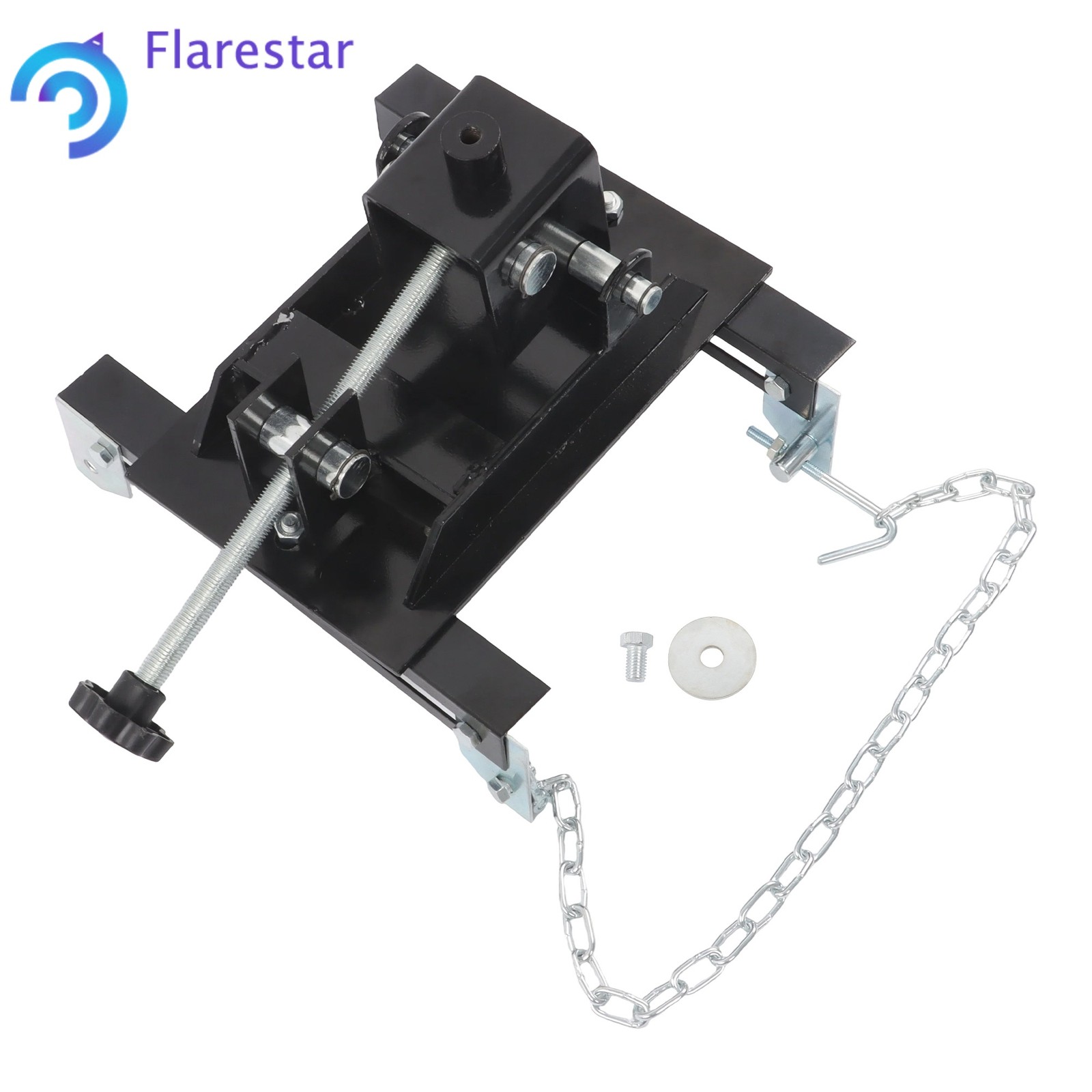 Black 1/2 ton 1100lbs Transmission Floor Jack Adapter for Vehicle Repairs
