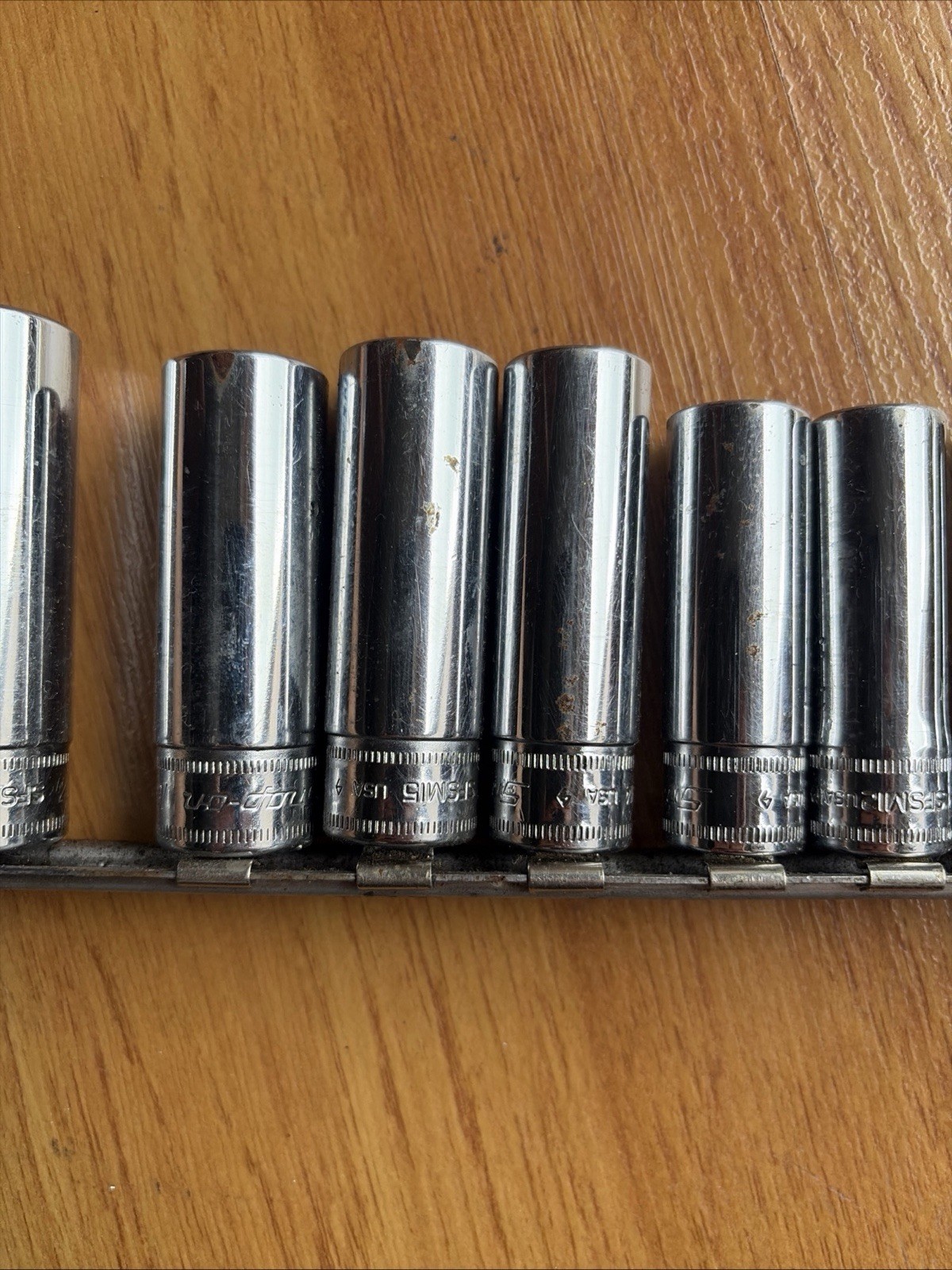 Snap-on 3/8″ Drive Deep Metric 6pt 9-19mm 11 pc Socket Set Mechanic Used Clean