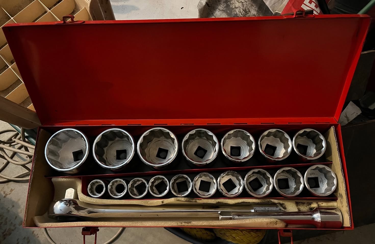 Vintage Craftsman 3/4” Drive Socket Set 94648 —7/8” thru 2-3/8” Sockets