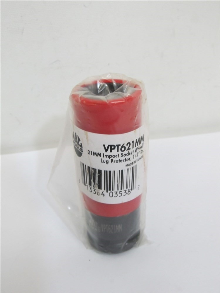 Mac Tools VPT621MM, 21mm Wheel Lug Protector Socket, 1/2″ Drive, 6 Point