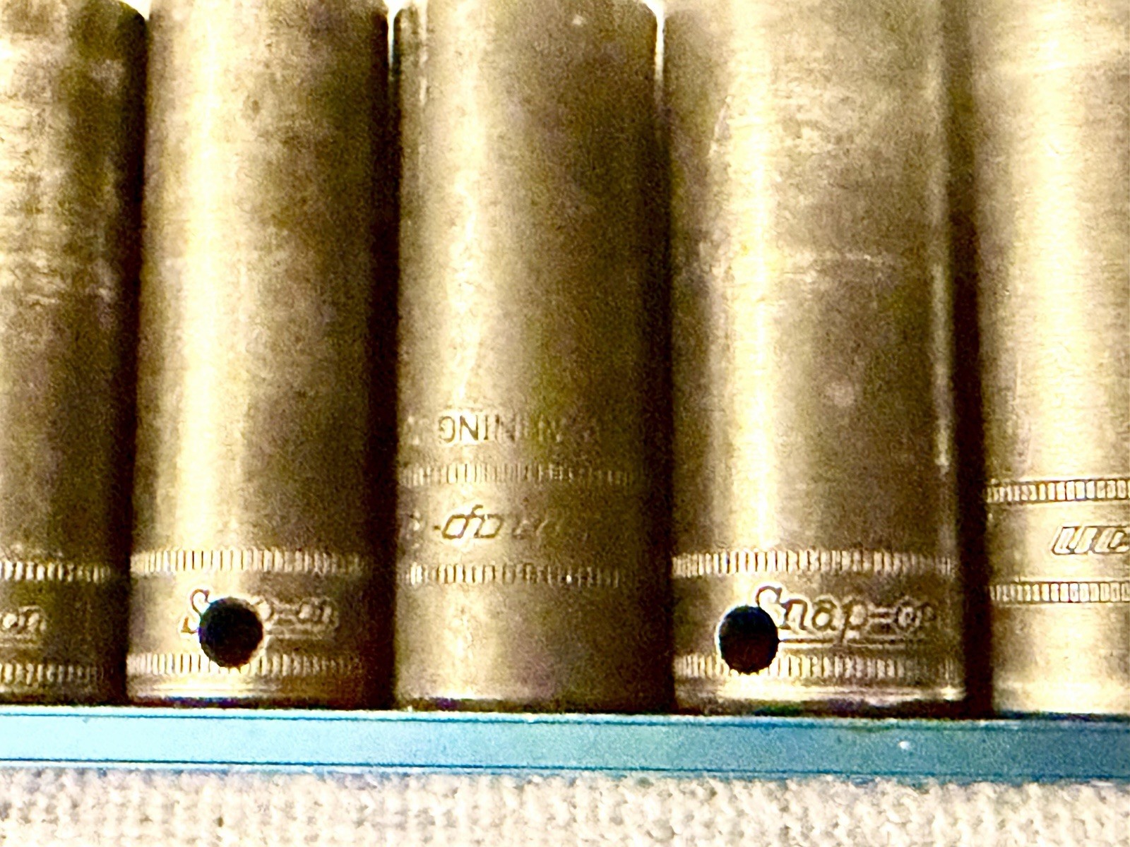 Snap-on 210SIMFYA 3/8″ Dr Metric Deep Impact Socket Set 10mm-19mm 6pt Profession