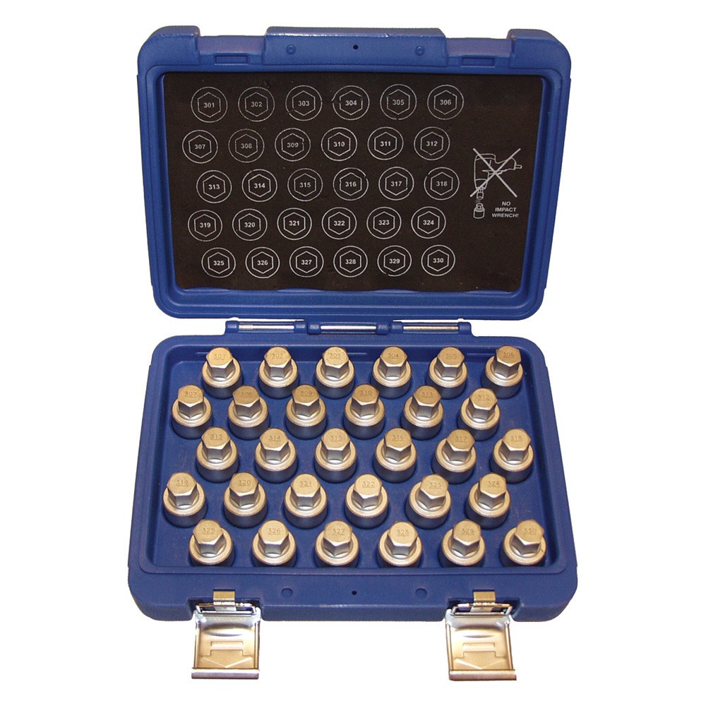 LTI Tools «A» Wheel Lock Key Kit