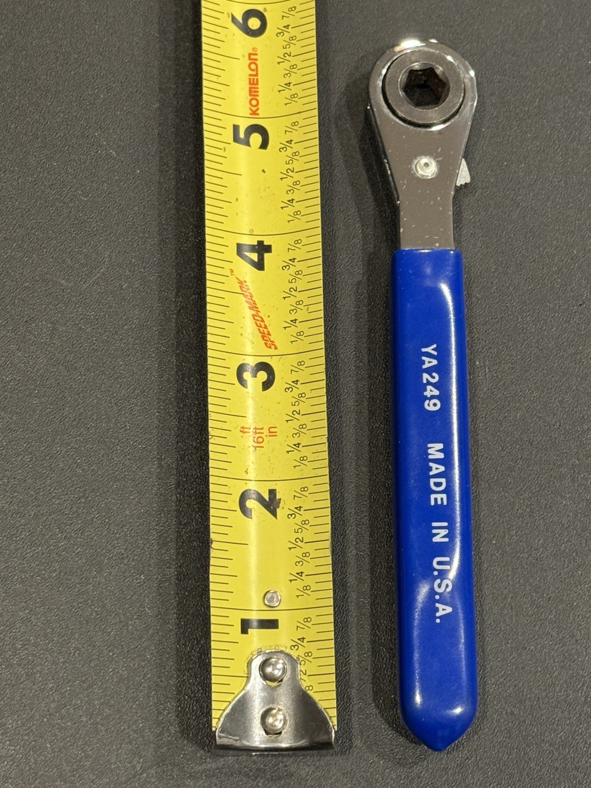 YA249 5/16″ Hex Side Terminal GM Battery Reversible Ratcheting Wrench. USA