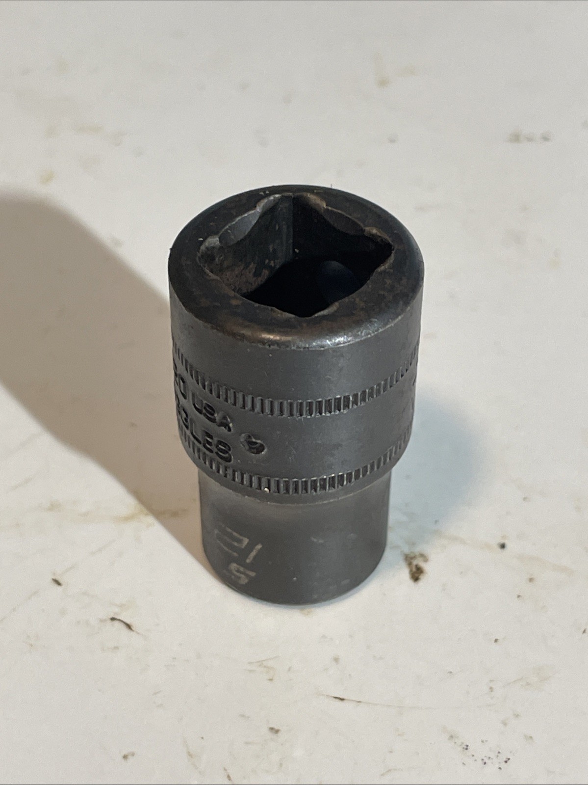 SNAP-ON IMML120 USA 1/2 Inch Drive 6 Point 12mm Shallow Impact Socket