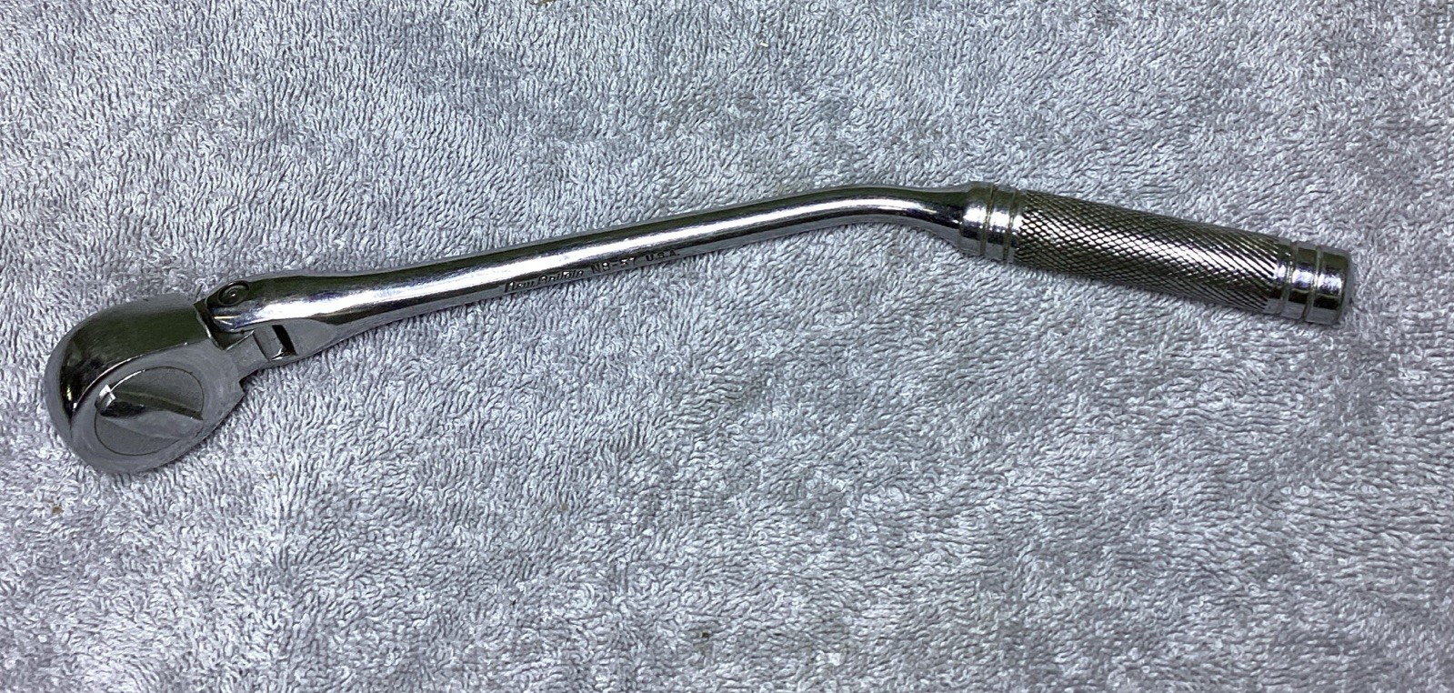 VTG. NEW BRITAIN NO.NB-57 3/8 FLEX HEAD OFFSET RATCHET
