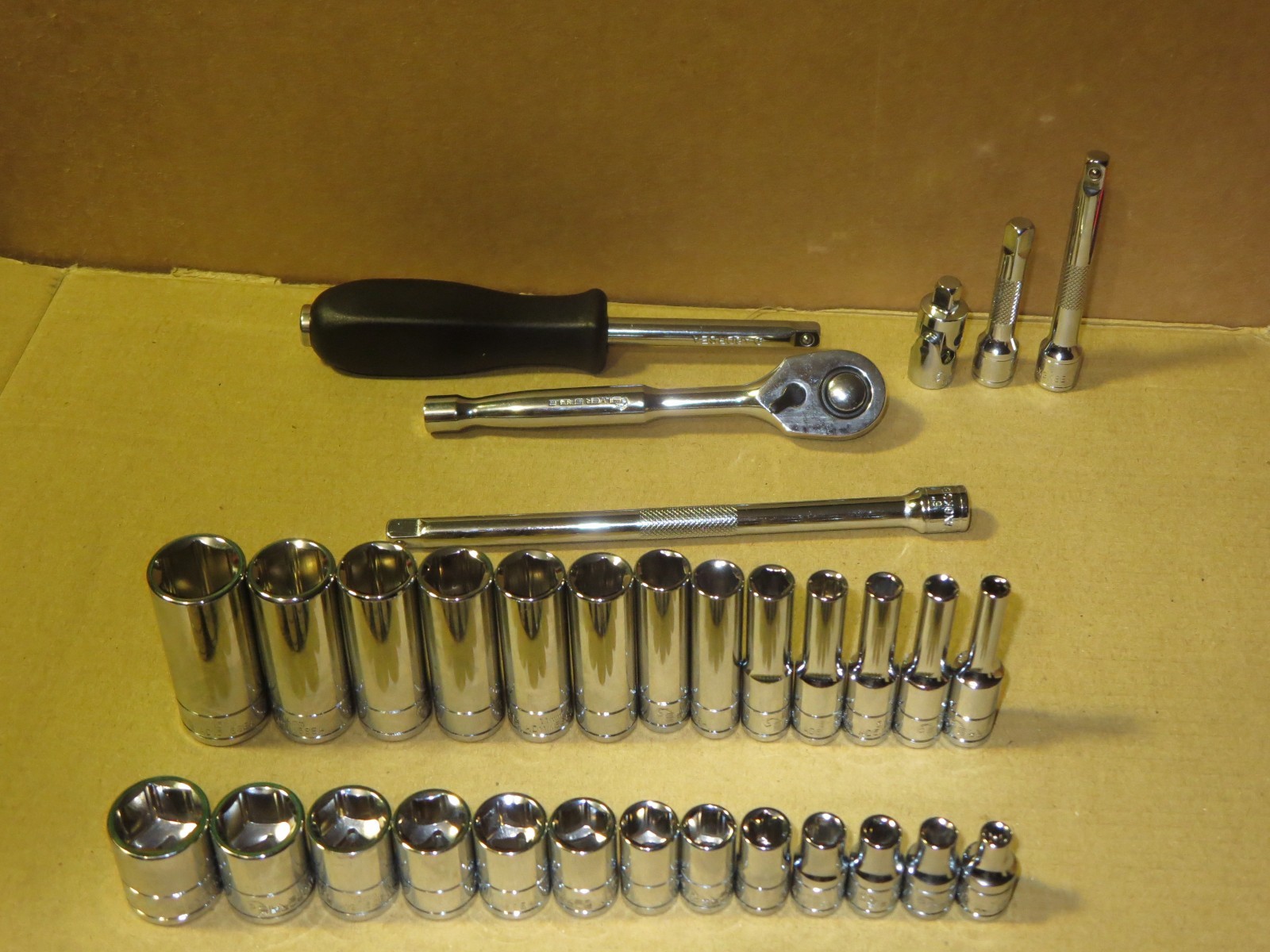 MATCO SILVER EAGLE 6pc. 1/4″ DRIVE Tools and 26-pc metric 6 point SOCKETS New