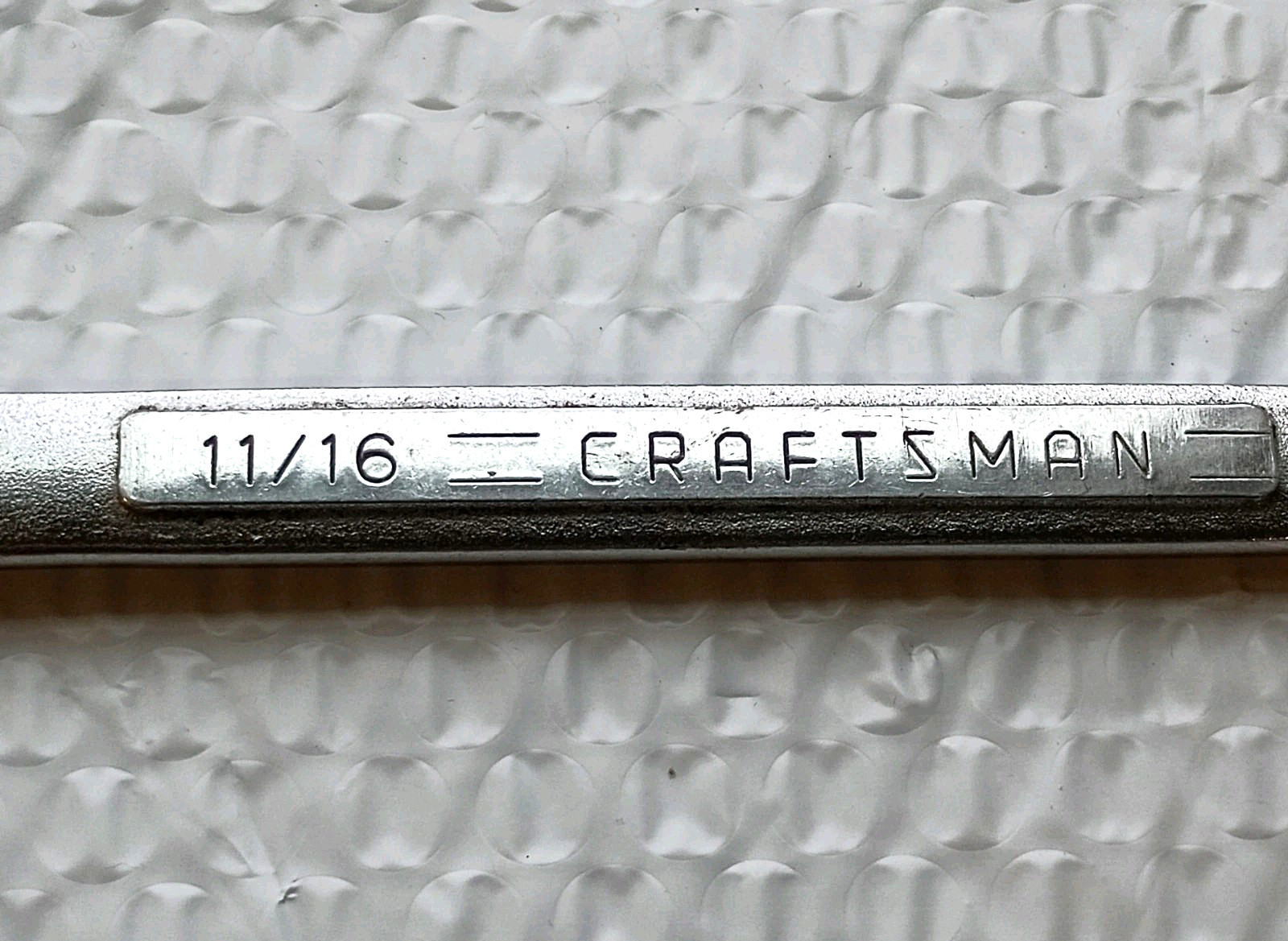 CRAFTSMAN TOOLS 11/16″ COMBINATION WRENCH, 8.6″ LONG, 12 POINT *JAPAN MADE*