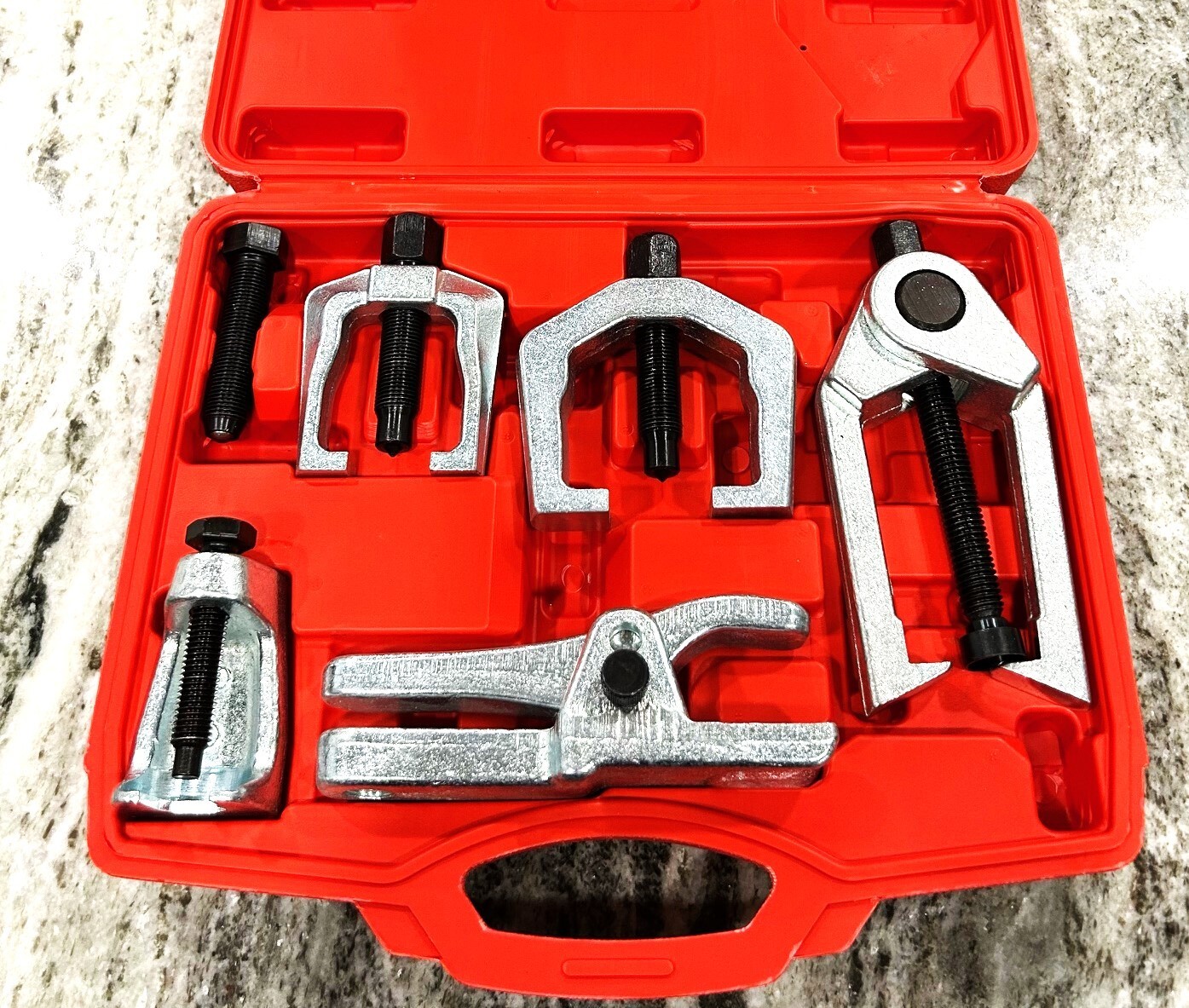 5pc Goliath Front End Service Set Ball Joint Separator Pitman Arm Tie Rod Puller