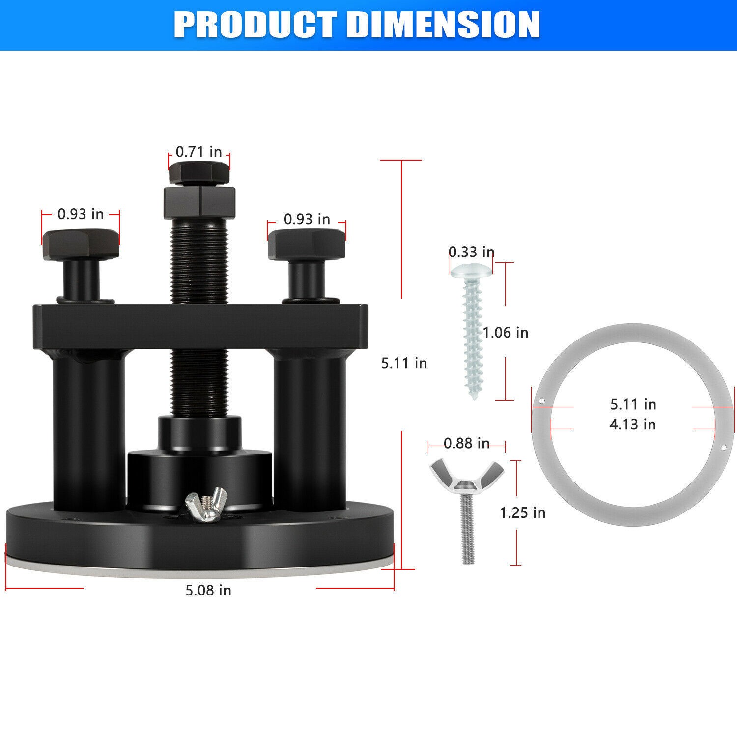 W541589023300 for Detroit DD13 DD15 Front Crankshaft Seal Remover/Installer Tool