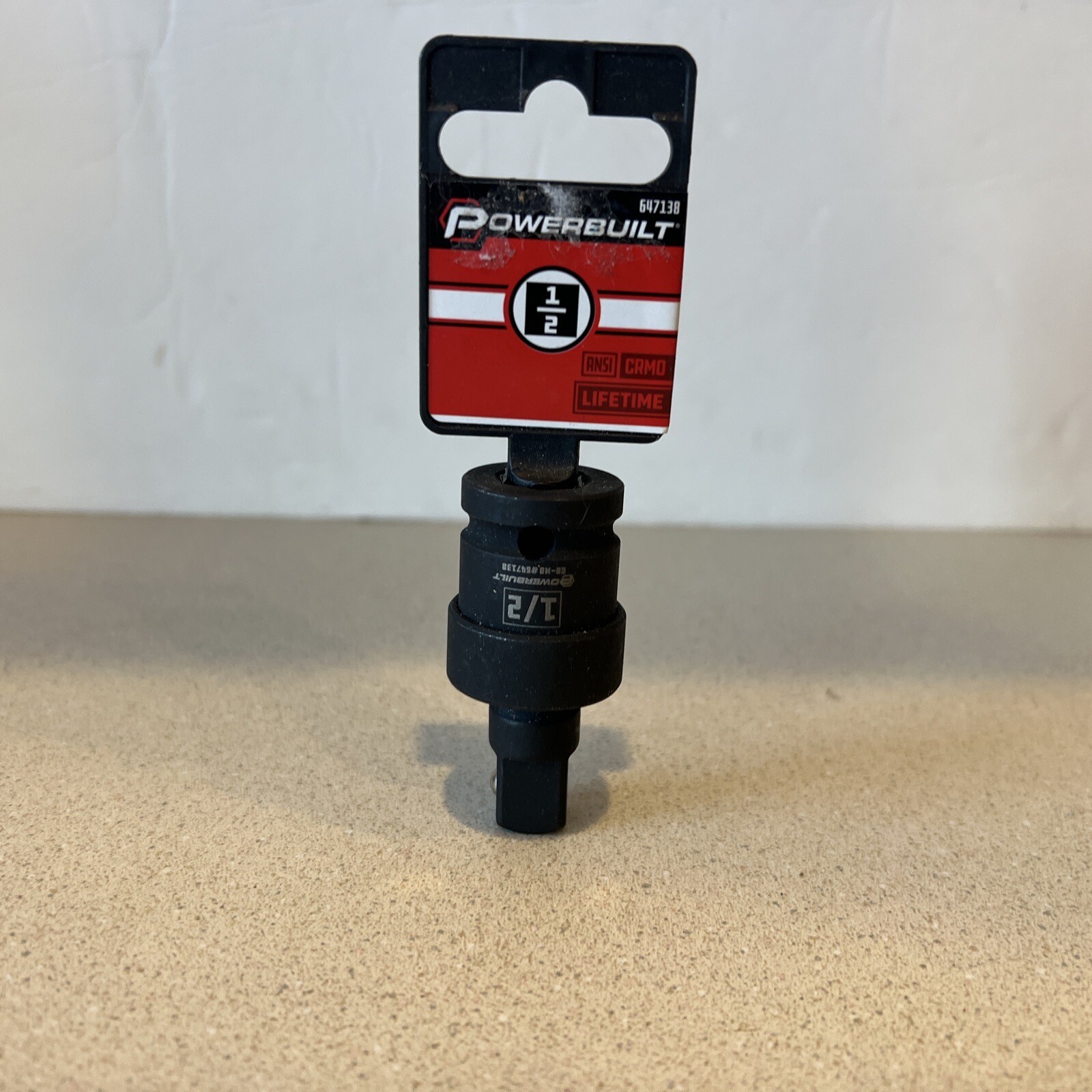 Powerbuilt 1/2-Inch Drive Impact Universal Joint, Chrome Moly Steel