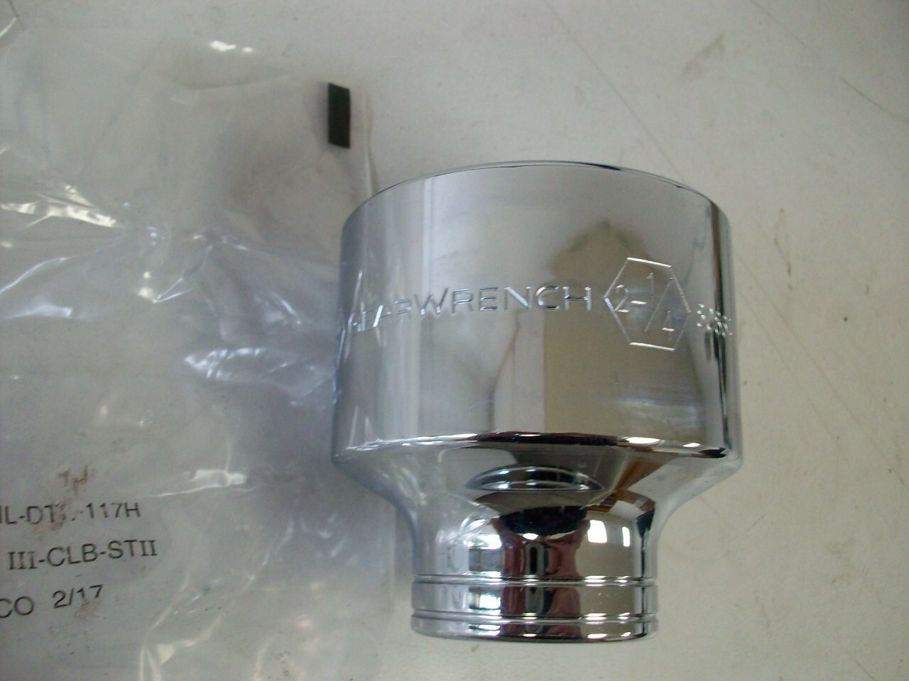 2-1/4″ 12 Point GearWrench 80864 3/4″ DRIVE Chrome Socket Heavy Duty