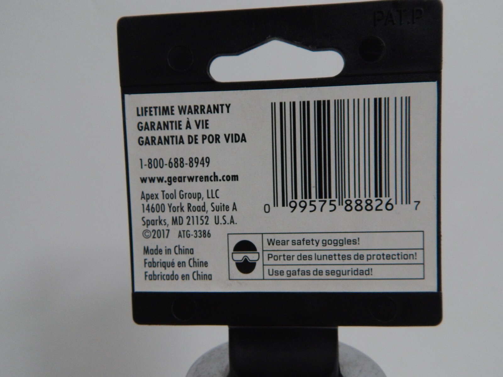 GearWrench 3/4″ Drive 1-3/4″ Socket 12 Point 88826 New On Hanging Card
