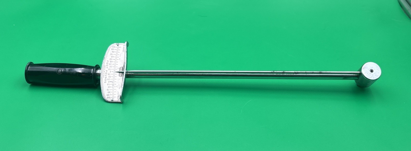Craftsman 9-44481. 100 ft-lb Beam Torque Wrench 1/2-in Drive Vintage 20″L