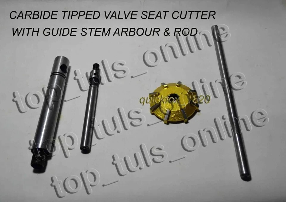 FORD GT 40 HEADS VALVE SEAT CUTTER KIT 3 ANGLE CUT CARBIDE TIPPED PERFORMANCE