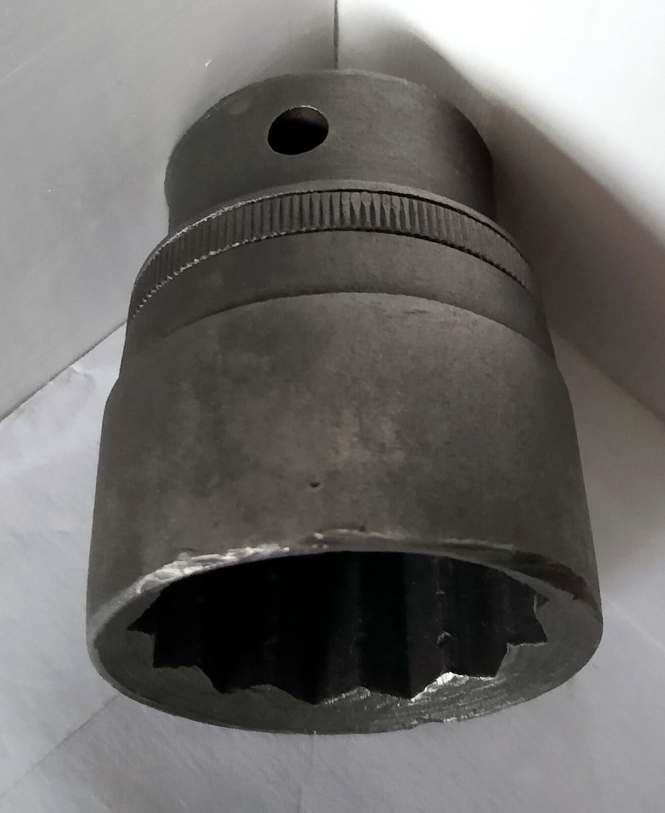 Vintage Tipco 13/16 Whitworth 3/4 Drive Socket, approx 36 mm,1-3/8″ AF Hub Nut