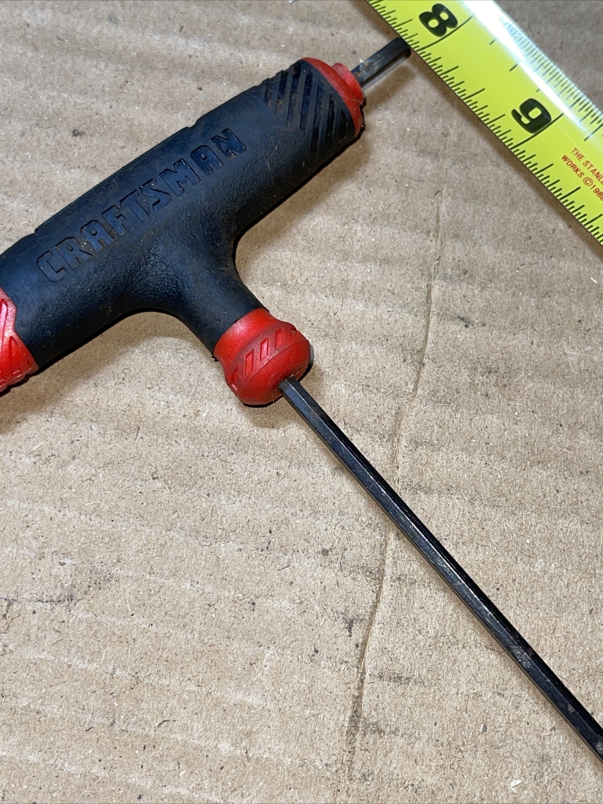 Craftsman 1/8 In SAE T Handle Hex / Allen Wrench Double Tip 1/8″