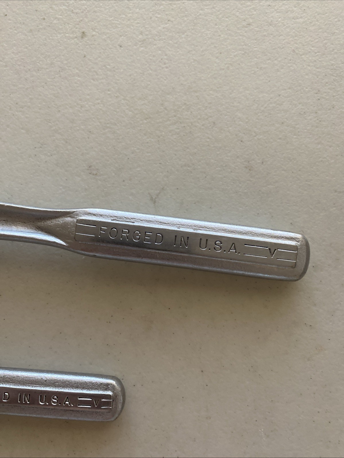 2pc.Vintage Craftsman 1/2” & 3/8” Flying ‘V’ =V= Ratchets USA Clean Some Marks
