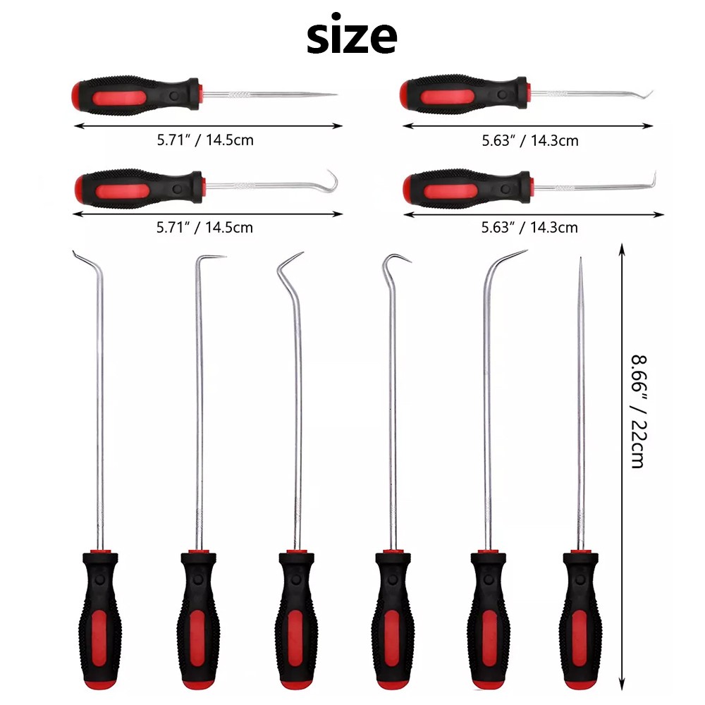 10pcs Pick and Hook Set Car Auto Oil Seal/O-Ring Seal Gasket Pick Puller Remover