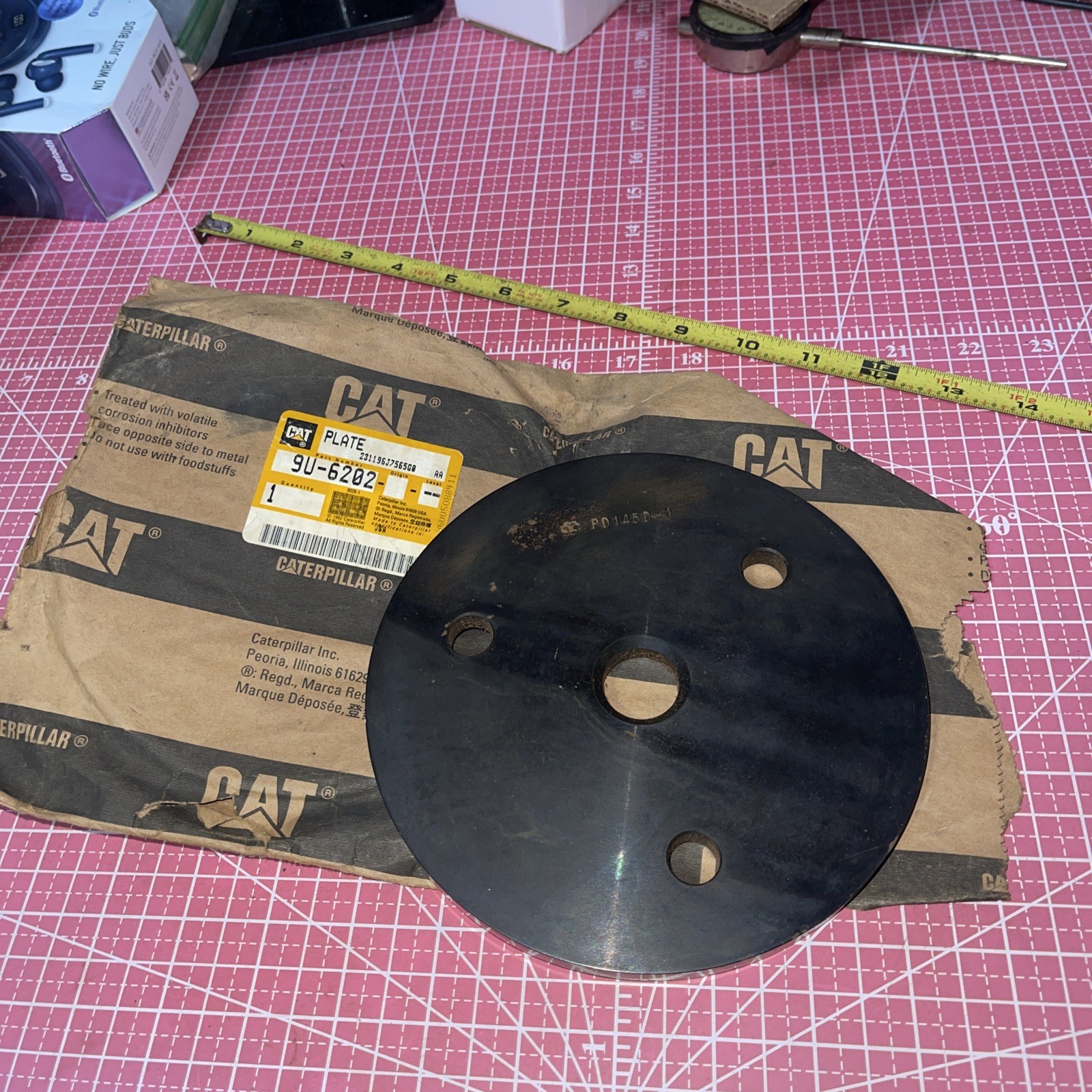 OTC USA PD145D-1 Cat Perkins Diesel Crankshaft Rear Oil Seal Installation Plate