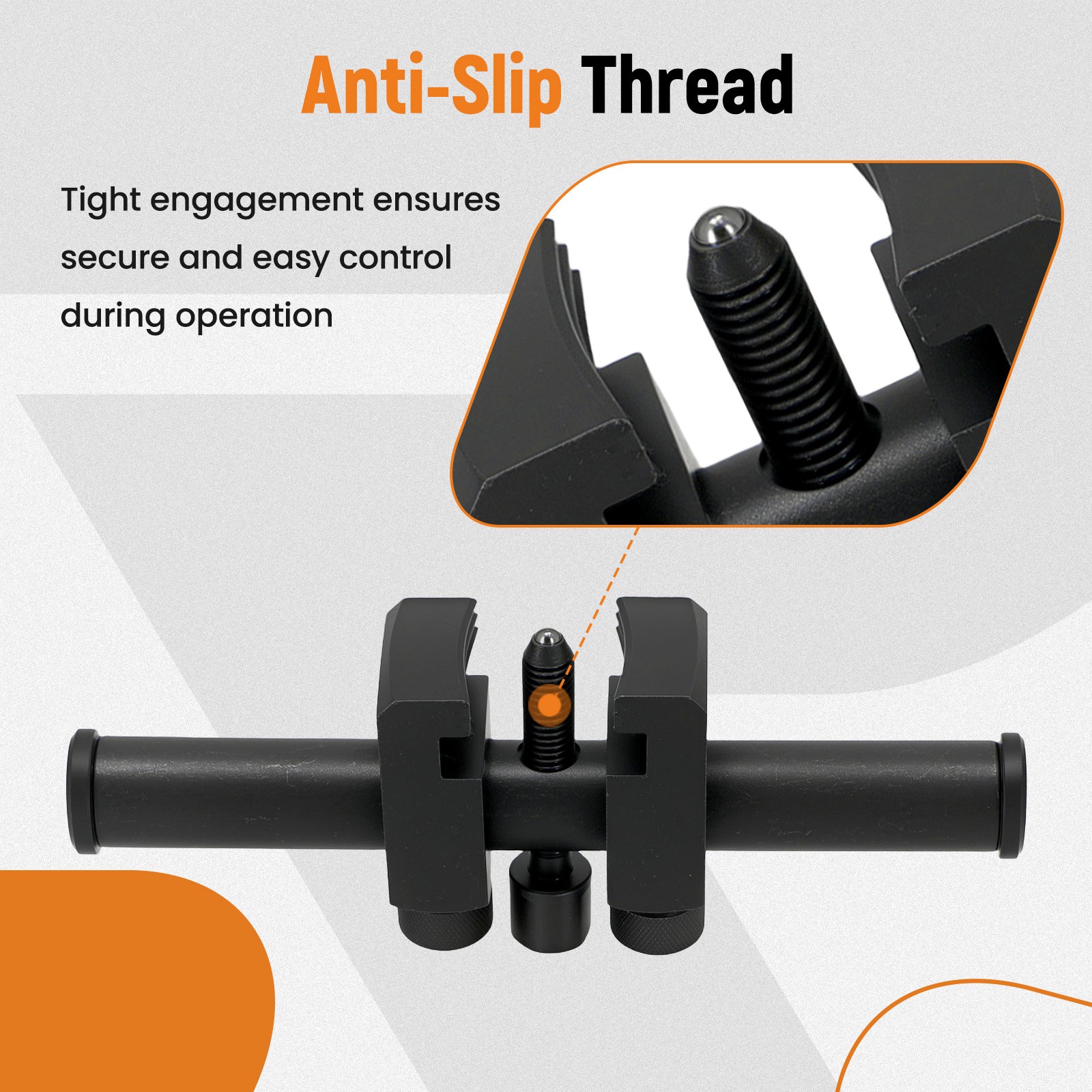 35mm -165mm Universal Puller For Ribbed Drive Pulley Crankshaft Tools Remover