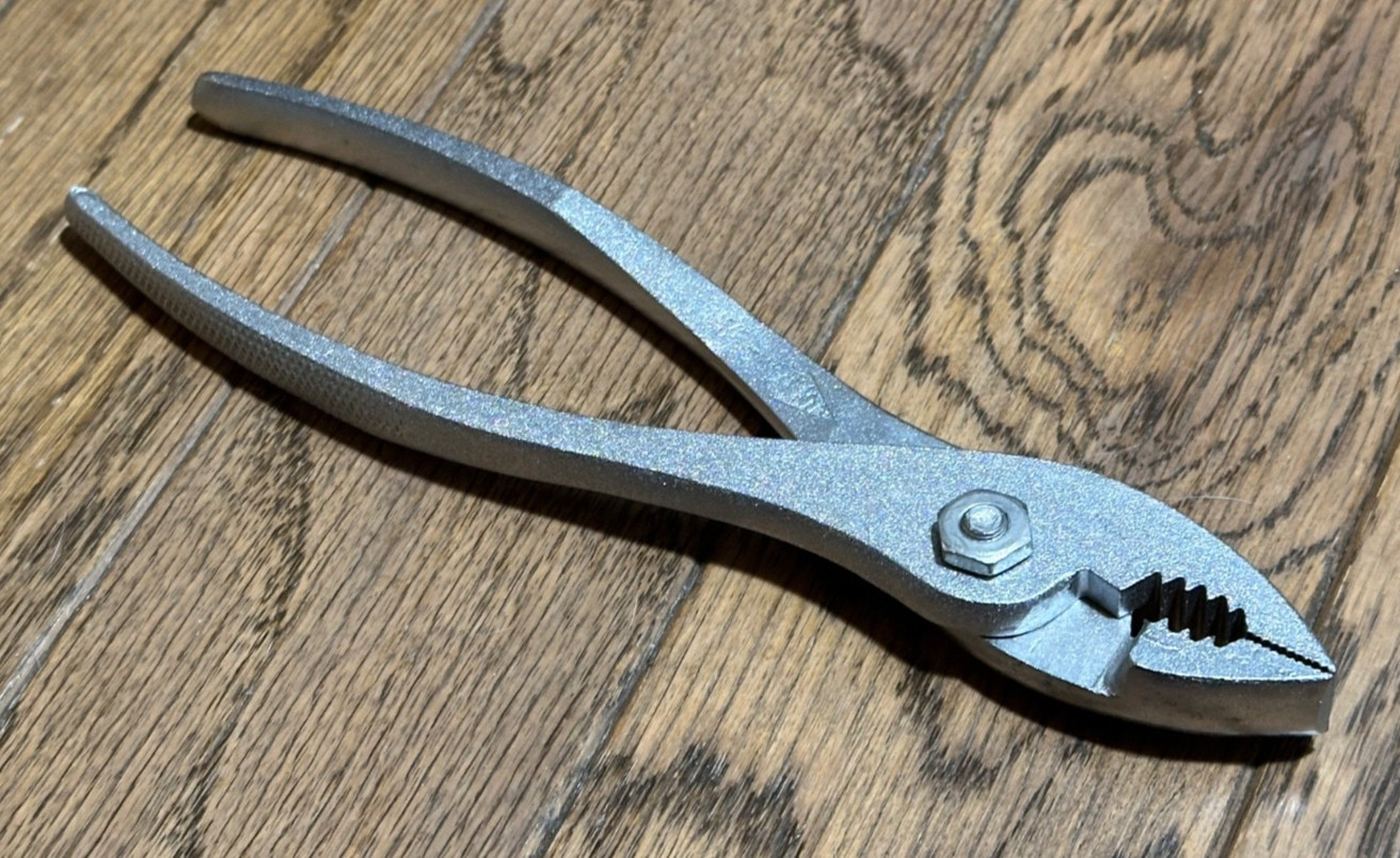 🇺🇸 VTG Diamond Tools Slip Joint Pliers 8″ Long Knurled Grip Duluth, USA