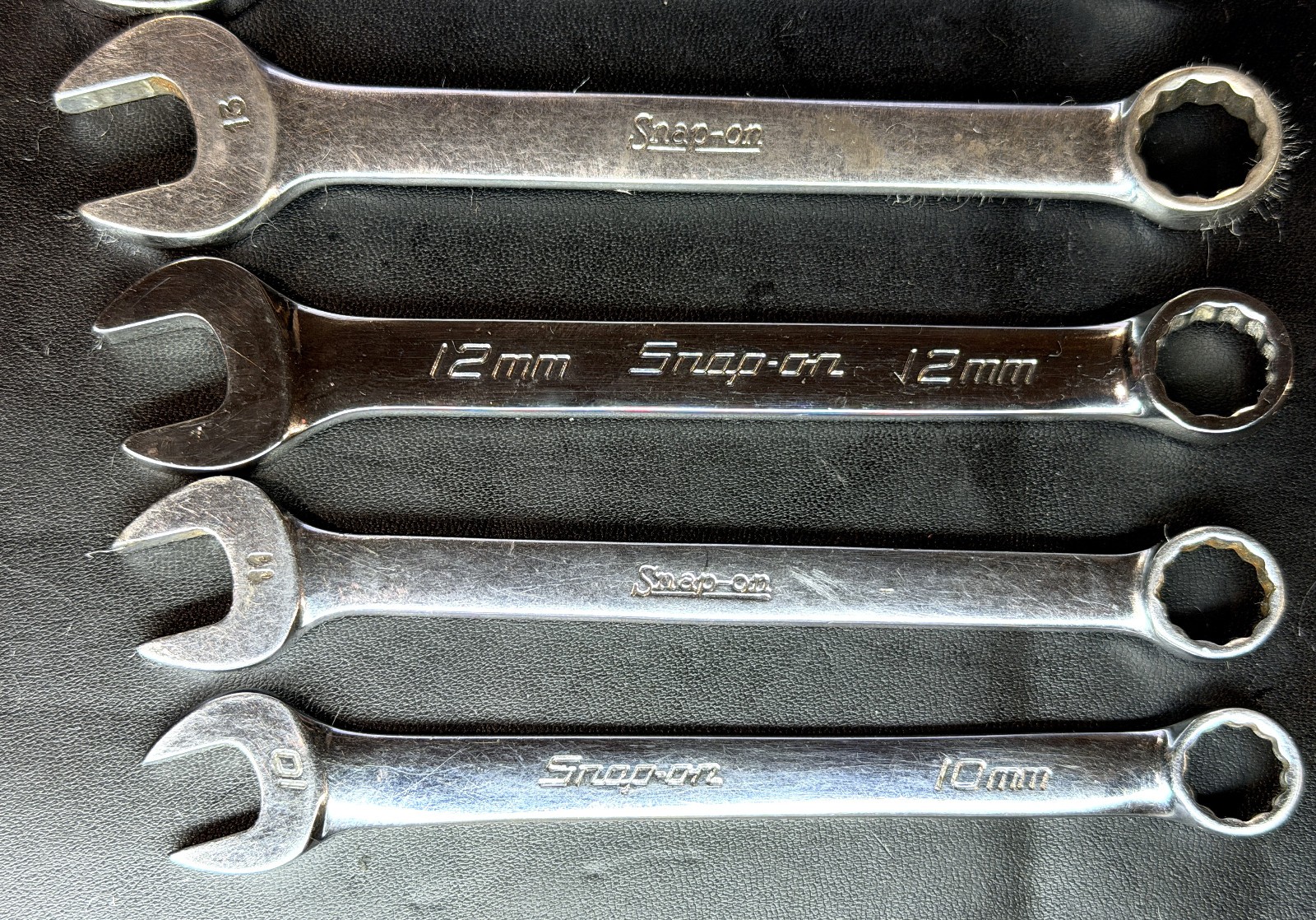 SNAP ON OEXM- 10-Pc 12-Pt Flank Drive® Combination Short Wrench Set 10mm-19mm