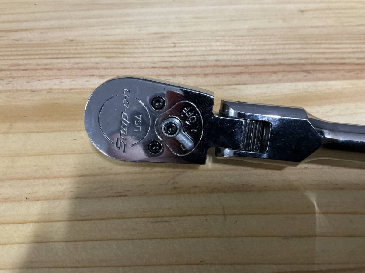 Snap-on 3/8″ Square Drive Locking Flexible Ratchet F841 Made in USA