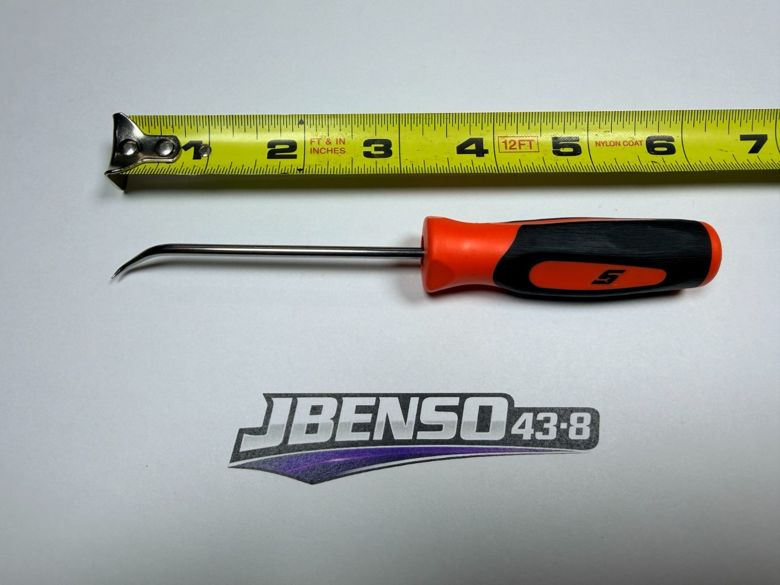 Snap-on Tools USA NEW ORANGE 6″ Mini Soft Grip Short 45° Tip Pick SG3ASH45CO