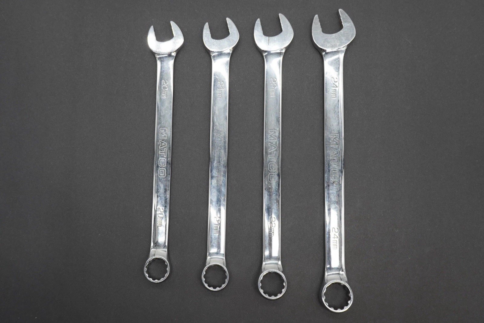 Matco Tools Wrench Set Combination Metric Long 4-Pieces Missing 23mm SMCLM52K
