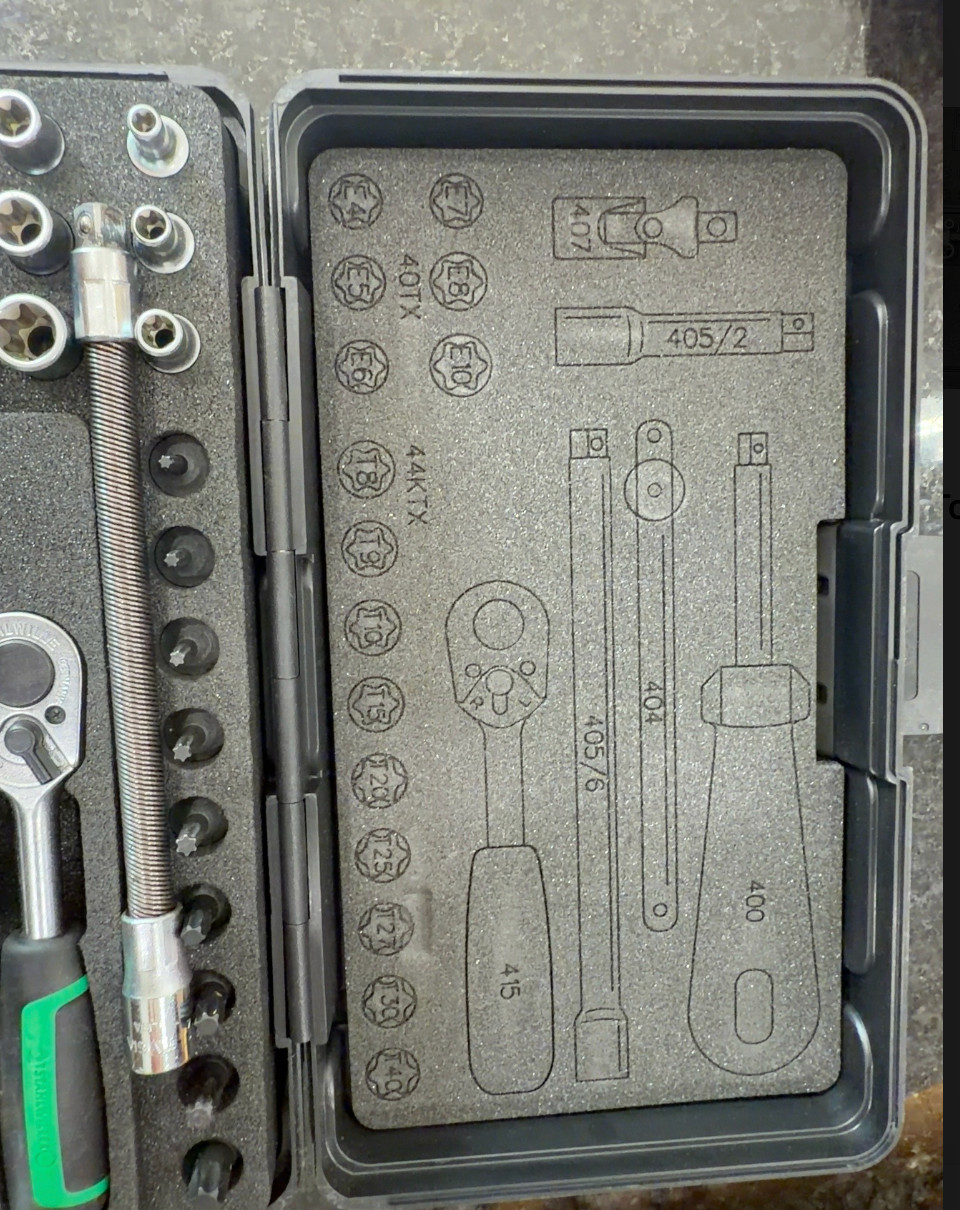STAHLWILLE 1/4″ Drive E-Torx Socket Set Metric German Tool Kit in Case Complete